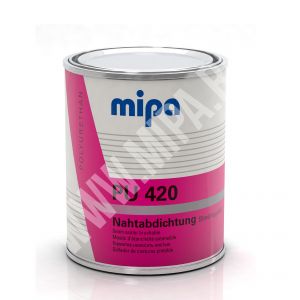 Эластичный полиуретановый герметик Mipa PU 420 для нанесения кистью, серый 1 кг / окрашиваемый.