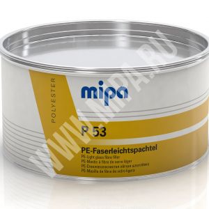 Шпатлевка стекловолокнистая лёгкая P53 PE-Faserleichtspachtel 1л. (в таре 1,8кг)